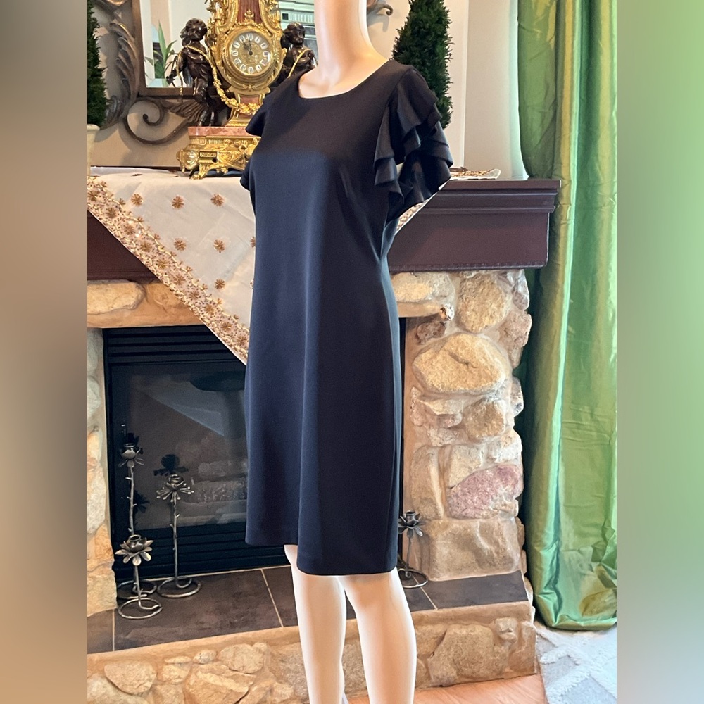 Tommy Hilfiger Women’s Flutter Sleeves Scuba Dress 10 - Picture 5 of 14